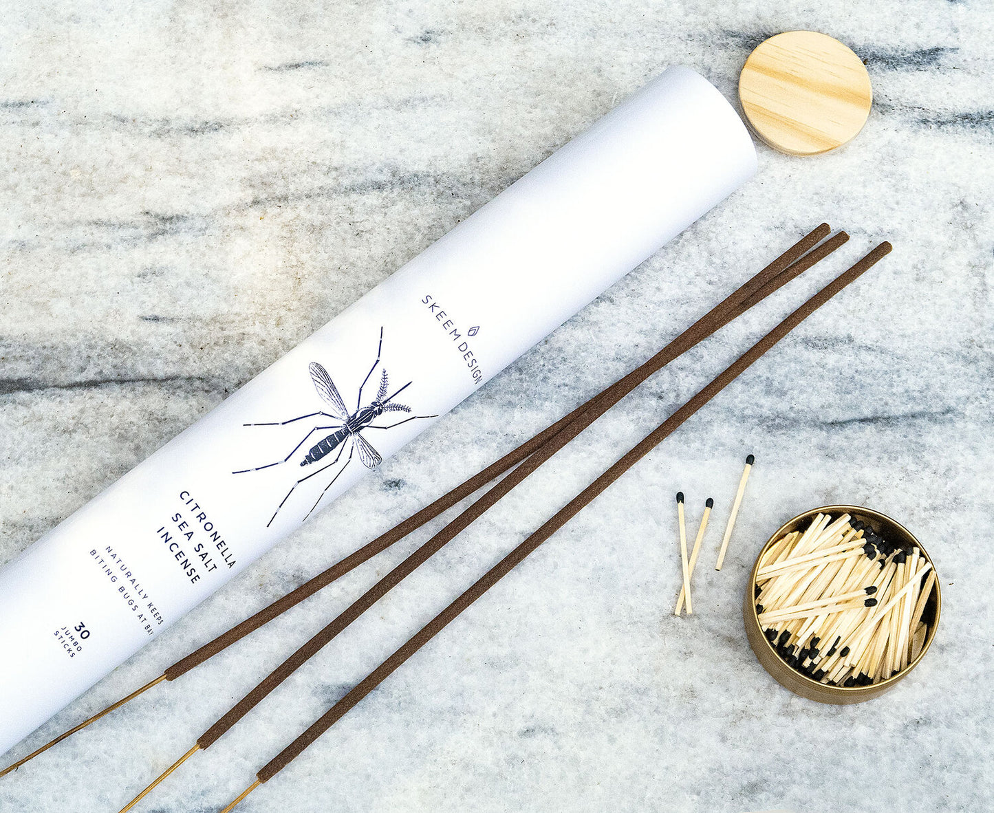 Sea Salt Jumbo Citronella  Incense
