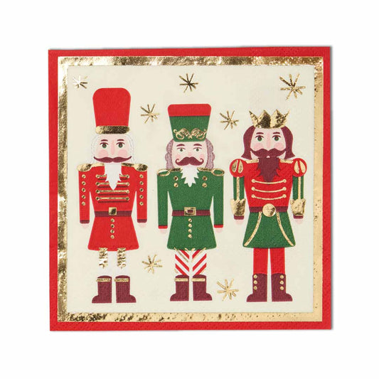 Nutcracker Christmas Cocktail Napkin
