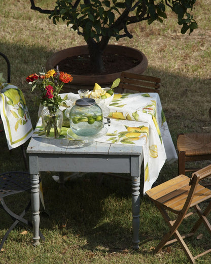 Limoncello Linen Tablecloth 67" x 122"