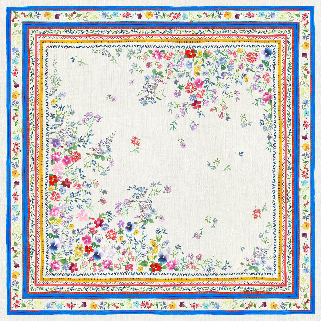 Primula Linen Tablecloth 67" x 67"