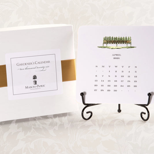 2026 Gardener's Calendar with Easel