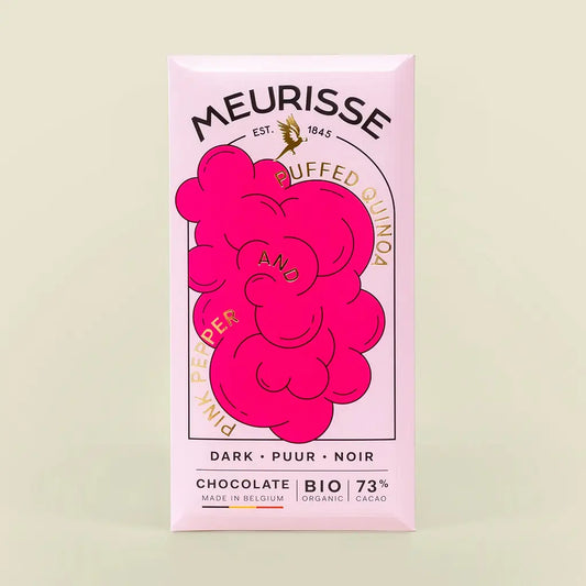 Meurisse Chocolate - Puffed Quinoa Pepper - Dark Chocolate
