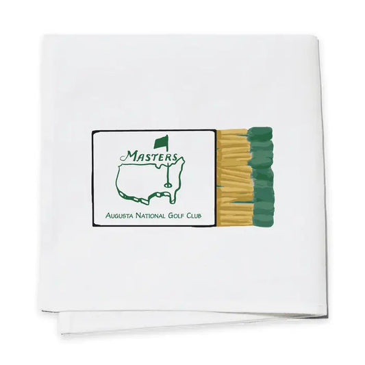 Masters Matches Cocktail Napkins S/4 - White