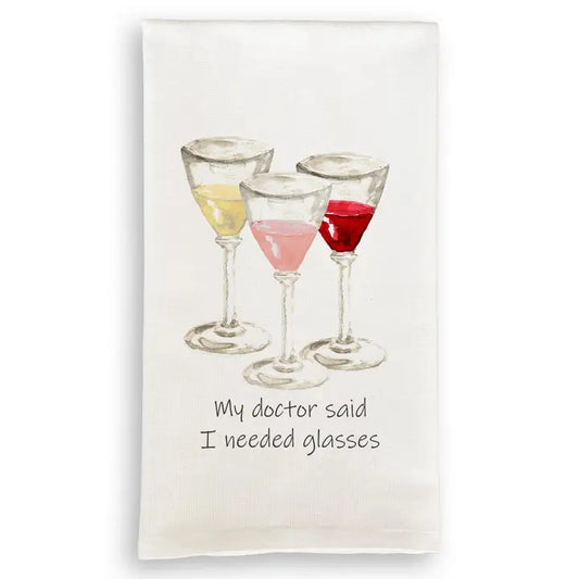 Wine Glasses Kitchen Towel