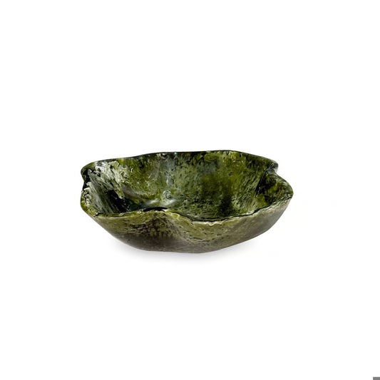Resin Malachite Mini Bowl