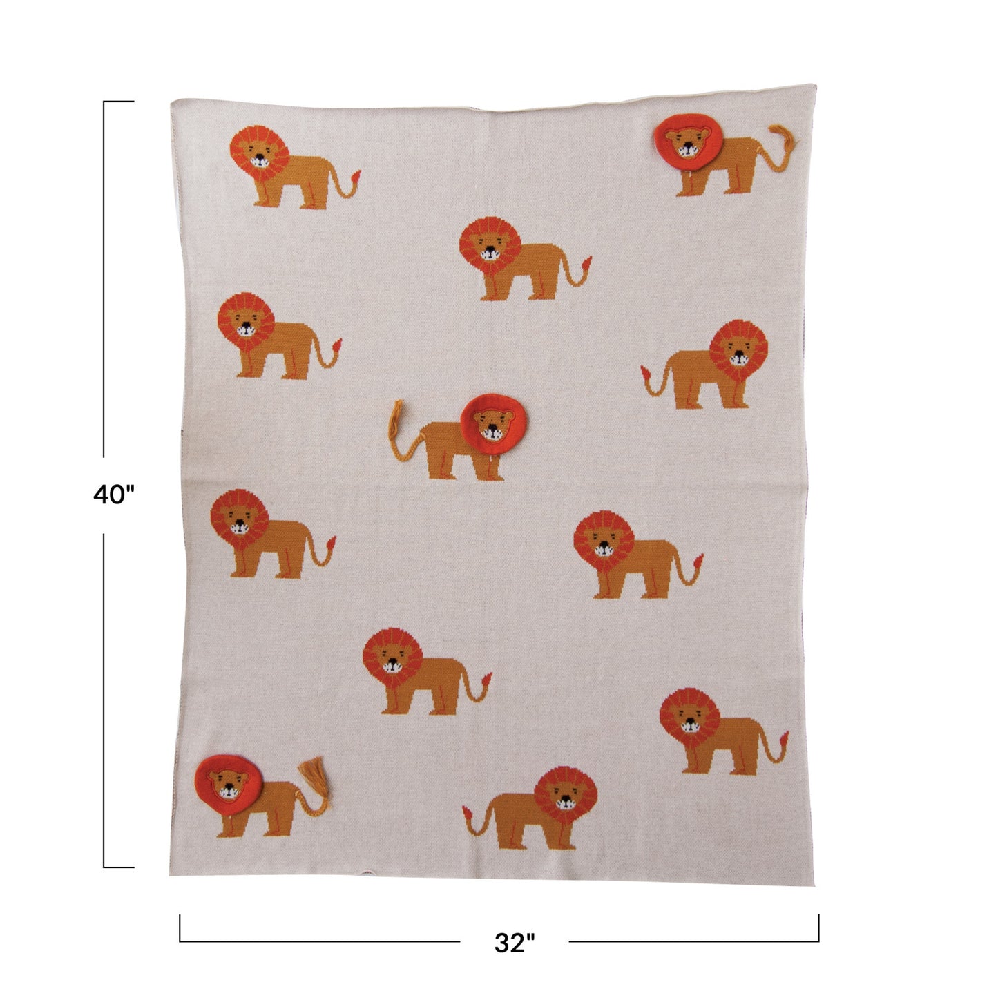 Baby Blanket with Lions