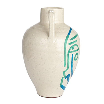 Terracotta Vase with Face