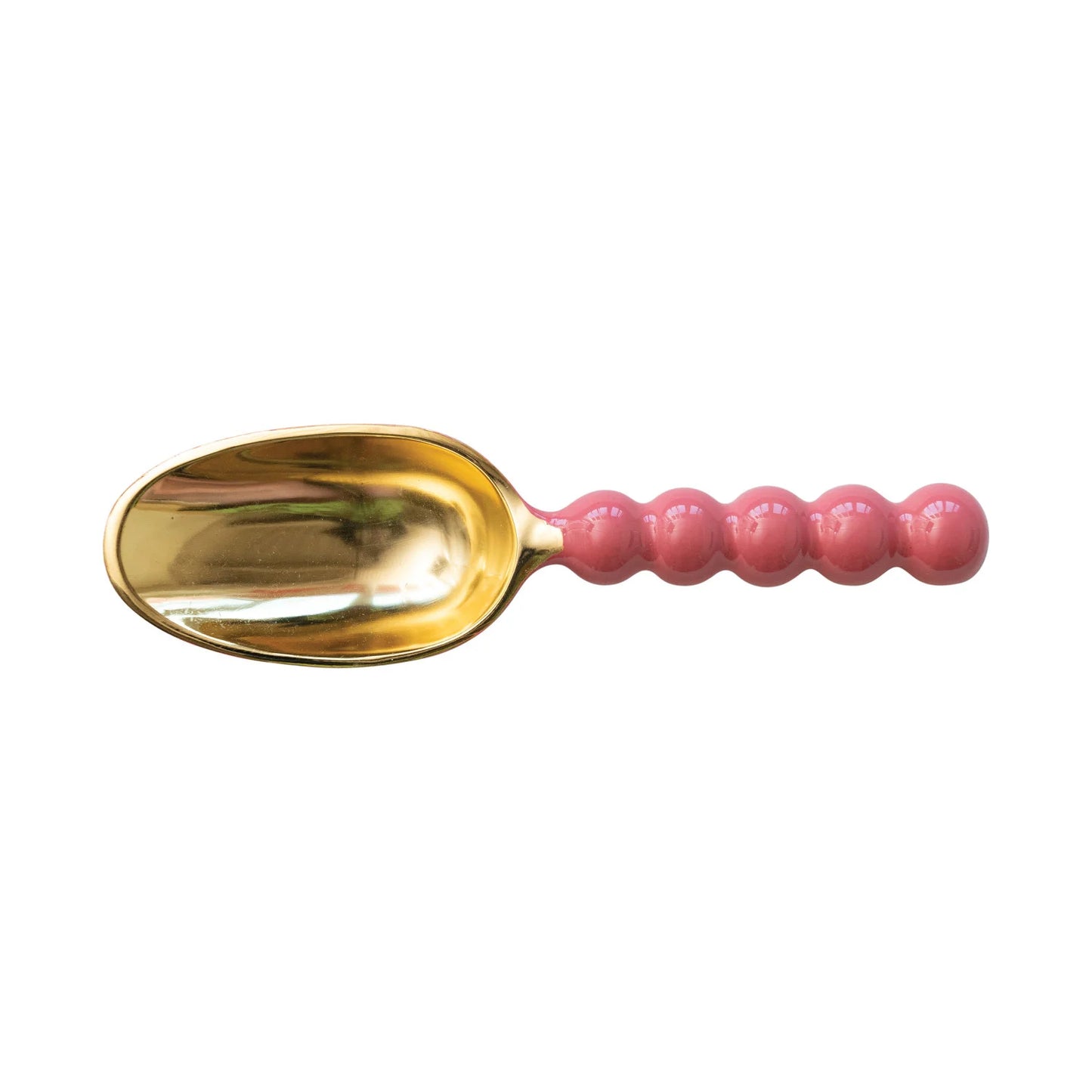 Aluminum Scoop - Pink and Gold