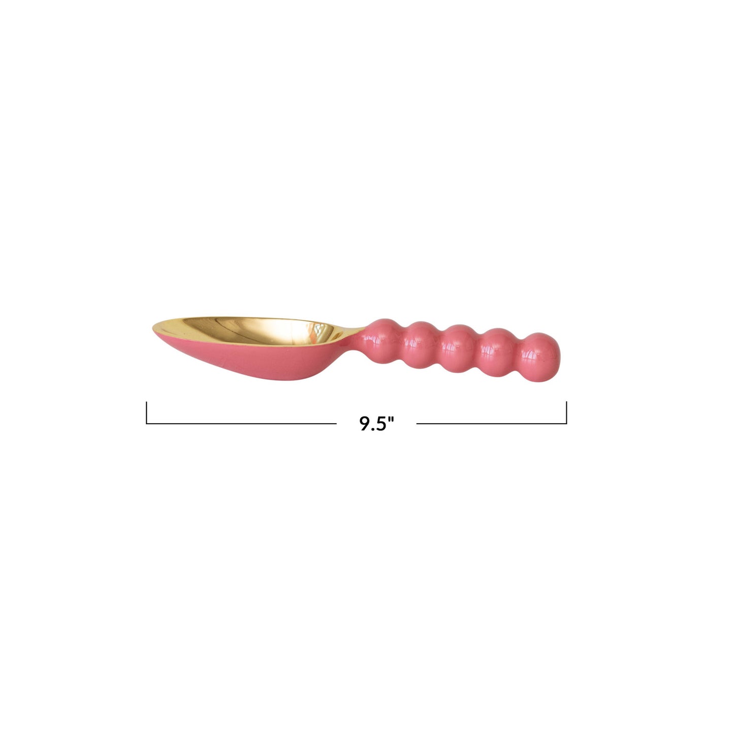 Aluminum Scoop - Pink and Gold