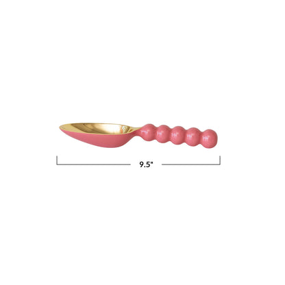 Aluminum Scoop - Pink and Gold