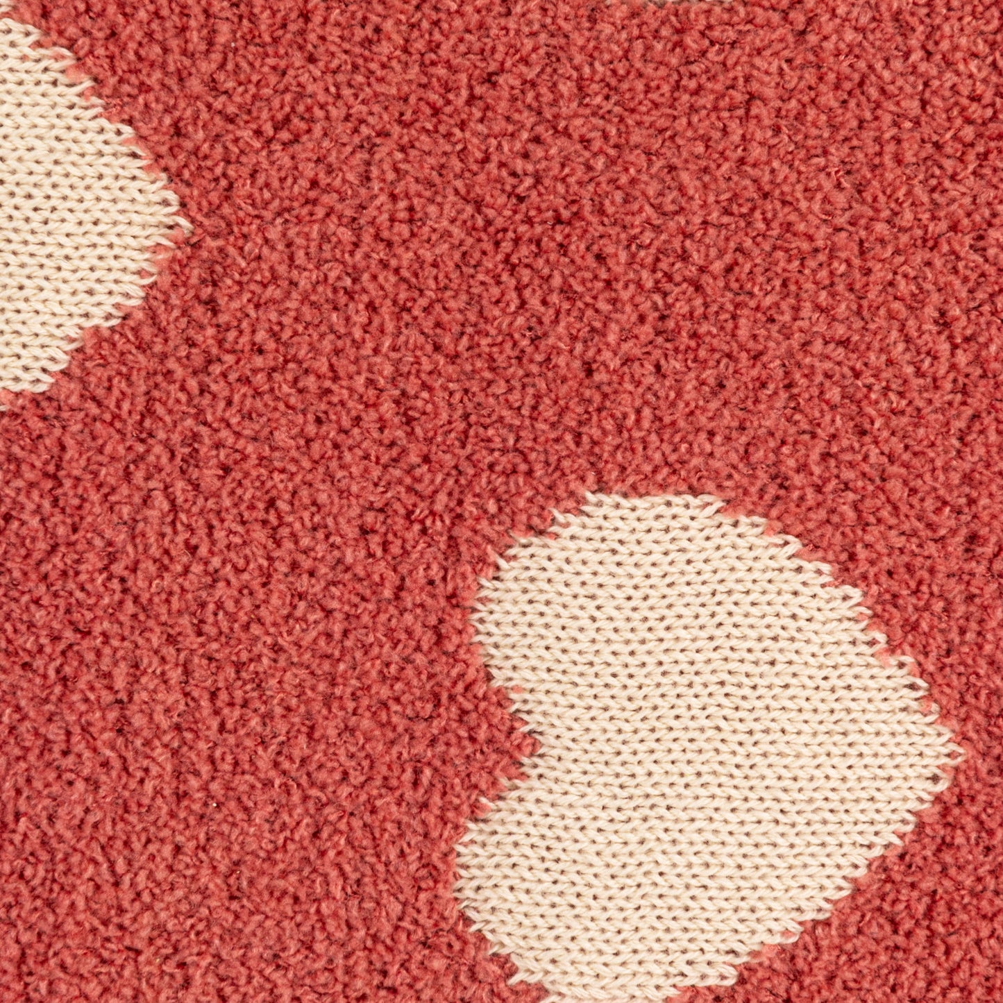 Chenille Baby Blanket with Hearts