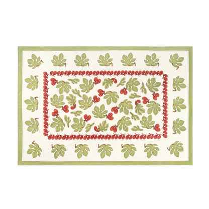 Fig Red & Green French Tablecloth