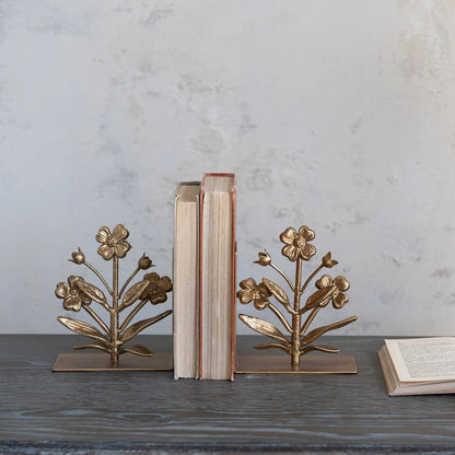 Flower Bookends S/2