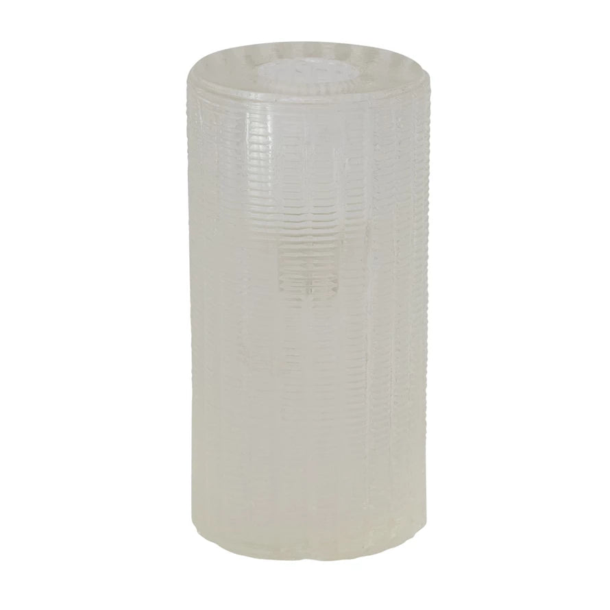 Cut Glass Taper Holder S/2