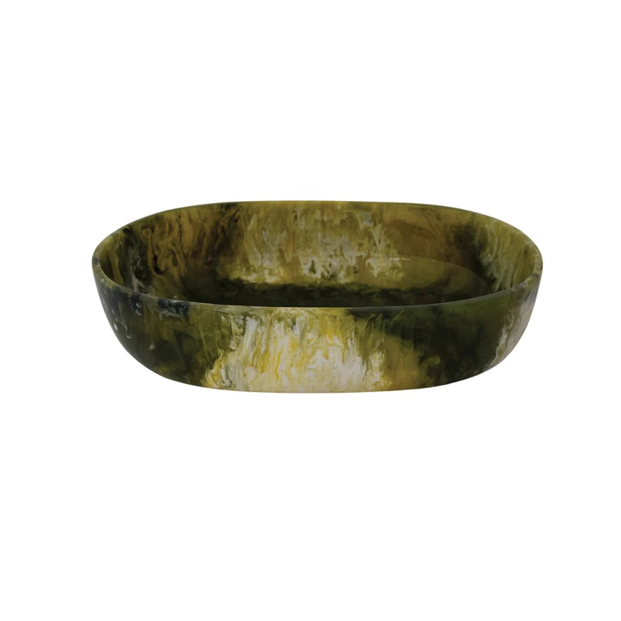 Resin Bowl - Green