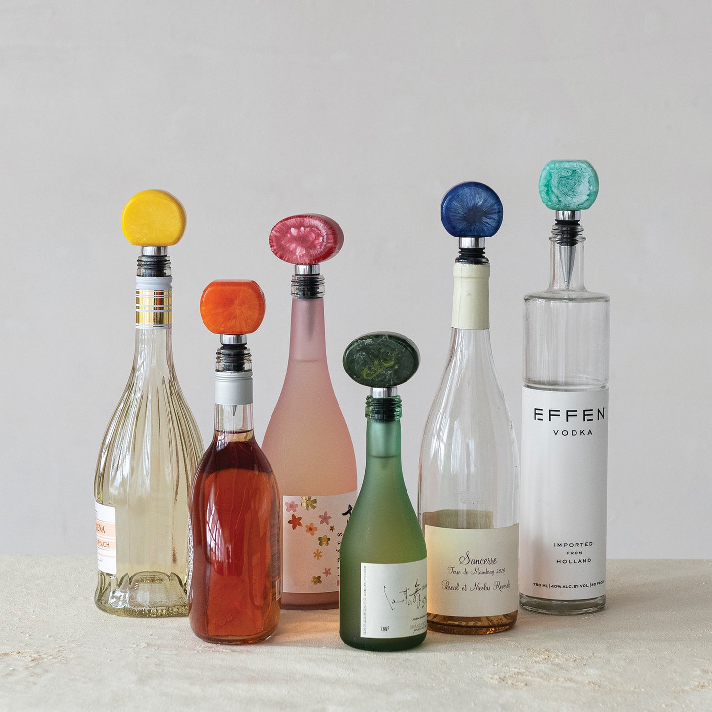 Colorful Bottle Stoppers