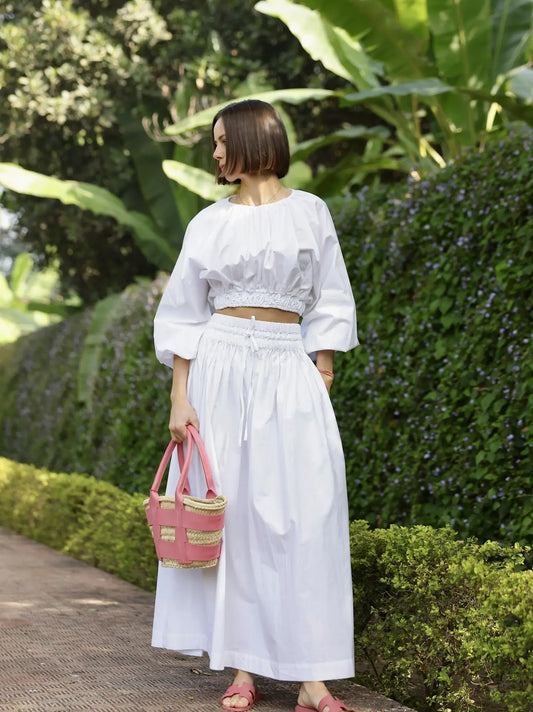 Newport Skirt White
