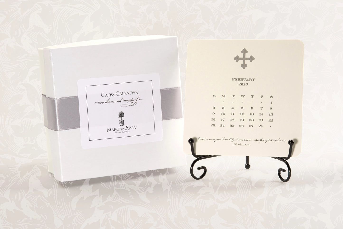 2026 Cross Calendar with Easel
