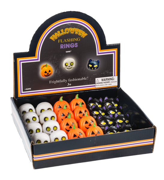Flashing Halloween Rings
