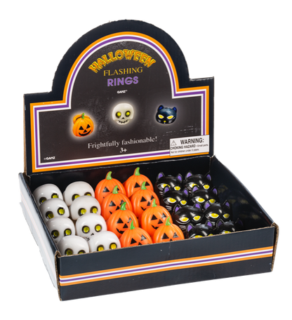 Flashing Halloween Rings