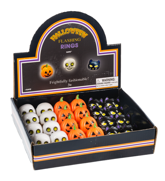 Flashing Halloween Rings