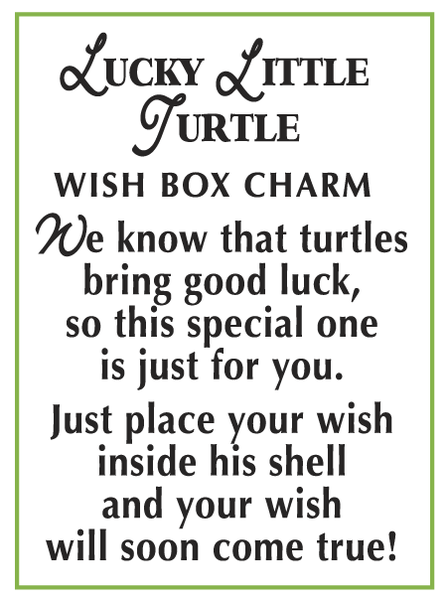 Lucky Little Turtle Charms