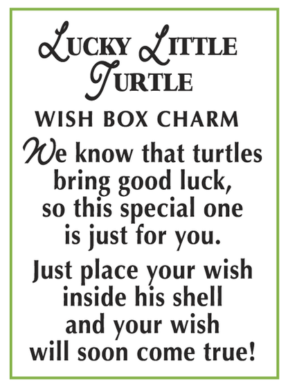 Lucky Little Turtle Charms