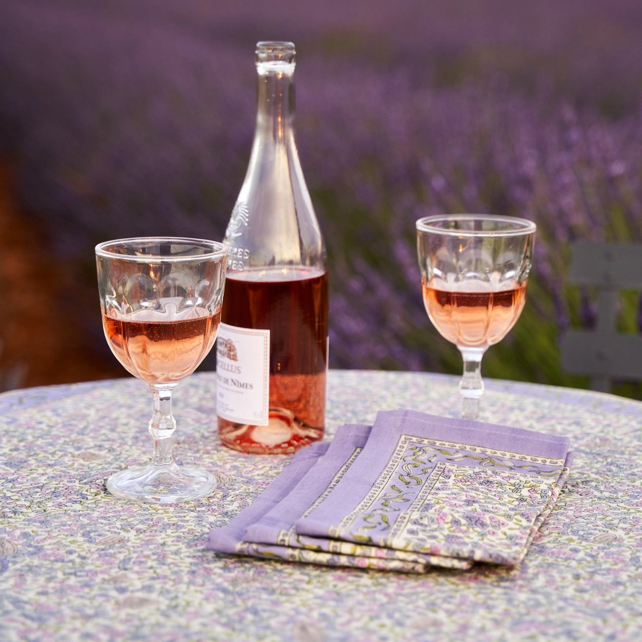 Lavender Purple French Tablecloth