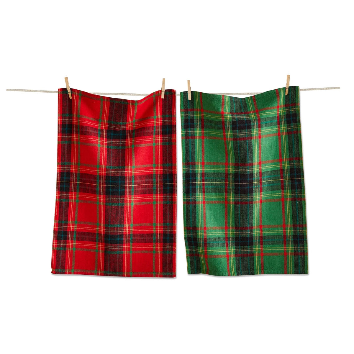 Holiday Plaid Dishtowel