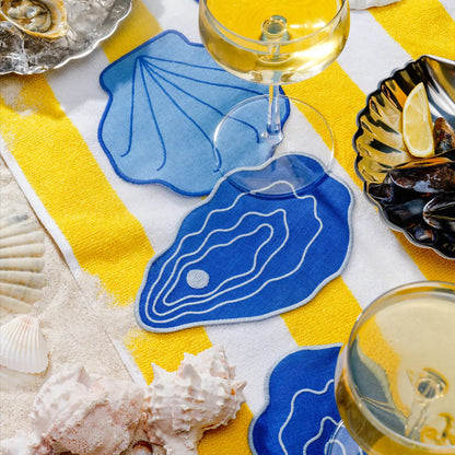 Shell Cocktail Napkins S/4