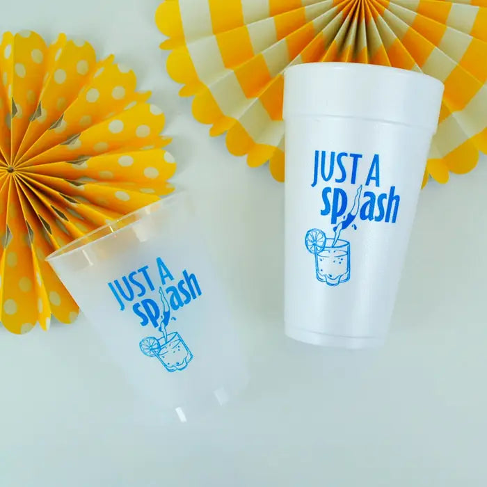Just a Splash Foam Cups