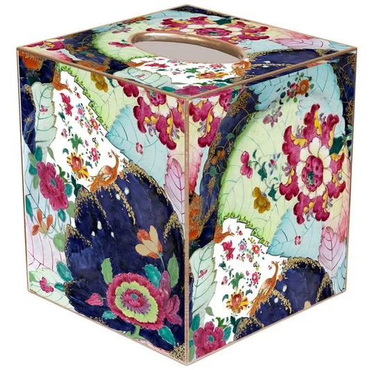 Tissue Box Cover - Tobacco Leaf