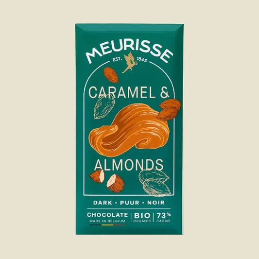 Meurisse Chocolate - Caramel and Almonds - Dark Chocolate