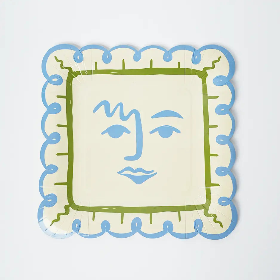 Two Face Dinner Paper Plates