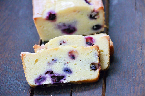 St Rita's Blueberry Cheese Pound Cake