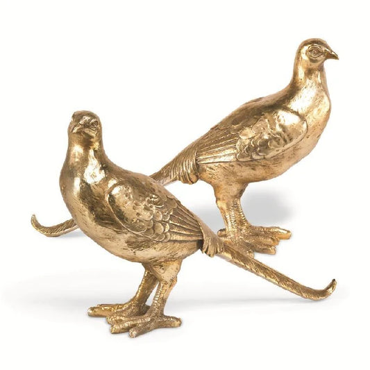 Pair of Gold Pheasants