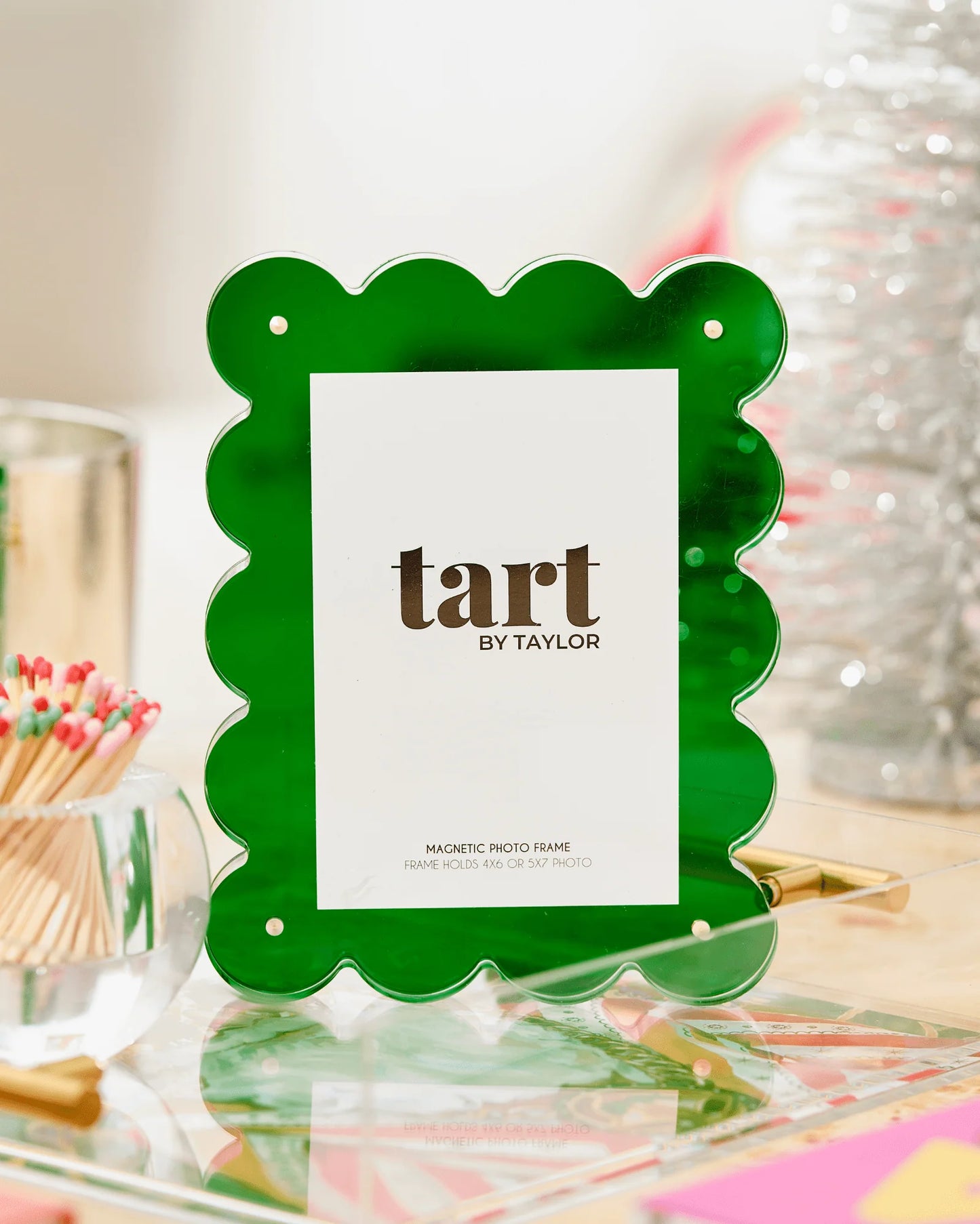 Acrylic Picture Frame Green