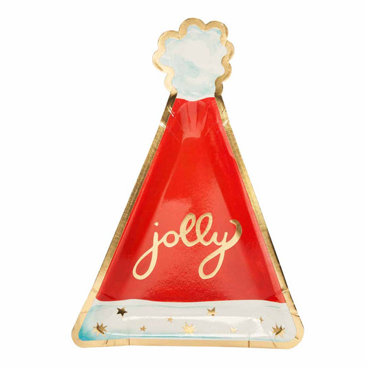 Jolly Holiday Hat Salad Plate