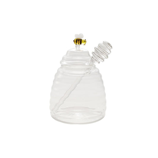 Glass Honey Set
