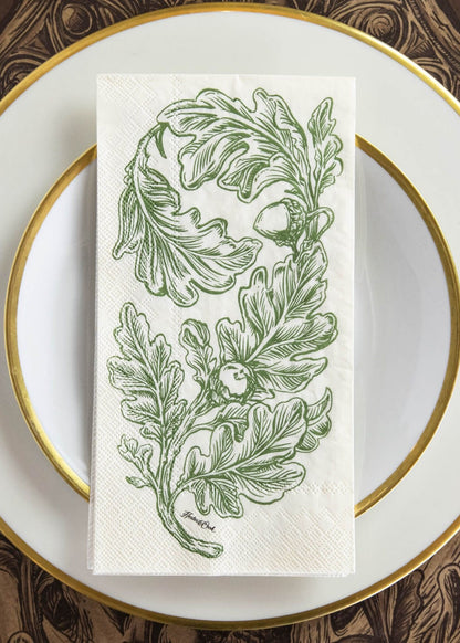 Oak Leaves Guest Napkin