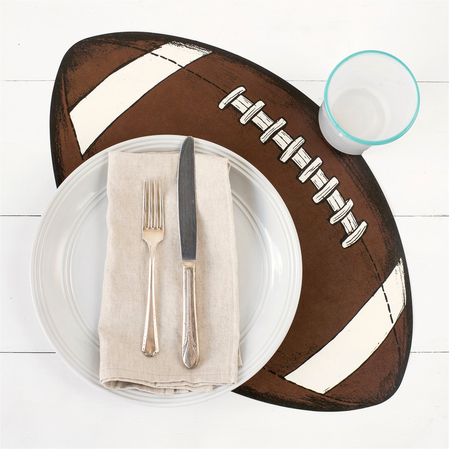 Die Cut Football Placemats