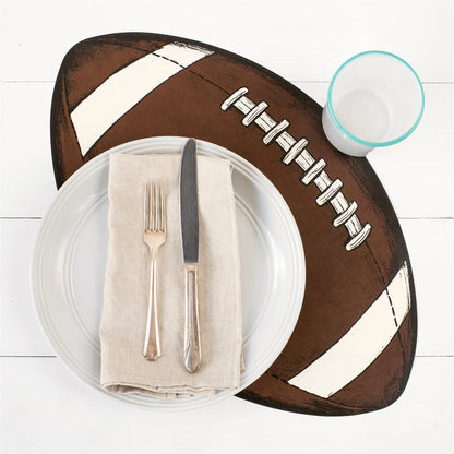 Die Cut Football Placemats