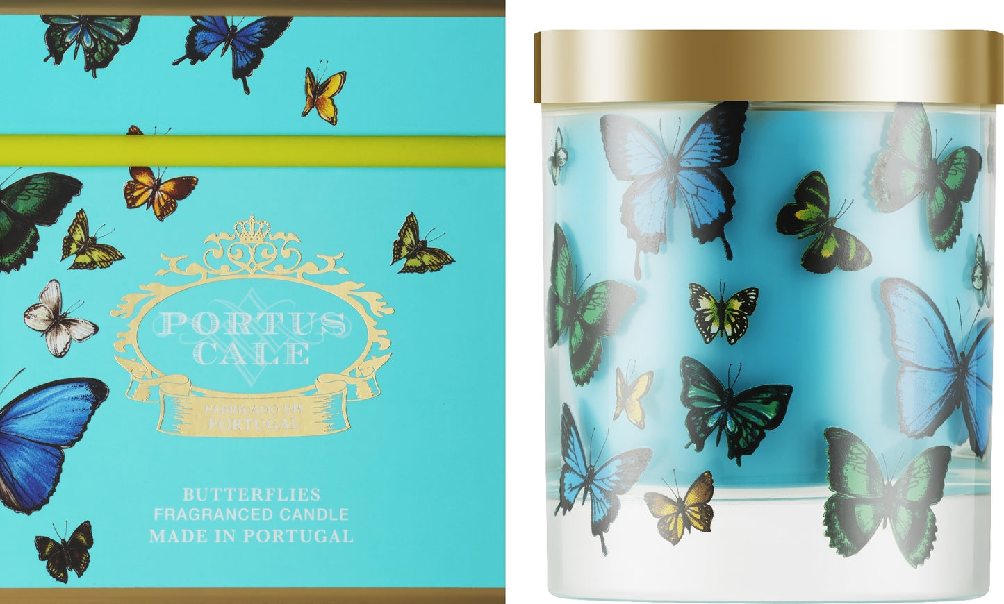 Portus Cale Butterflies Candle