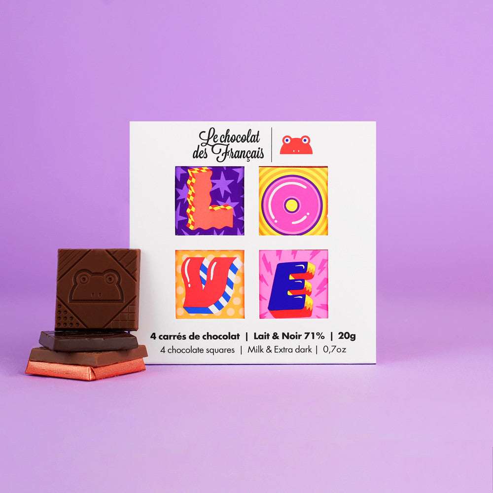 Love Chocolate Squares Box Set