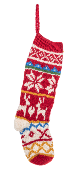 Knitted Happy Multi Color Stockings