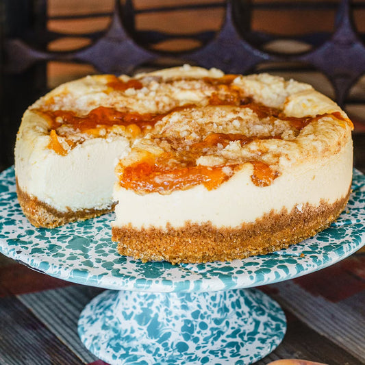 Georgia Peach Crumble Cheesecake