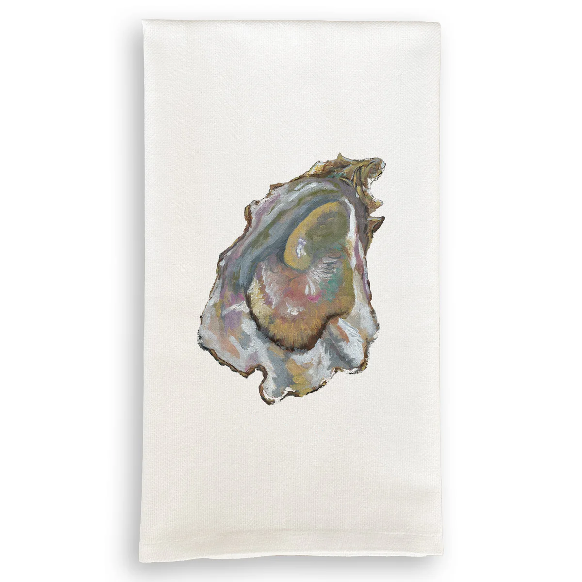 Pink Oyster Tea Towel