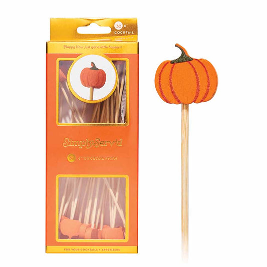 Pumpkin Cocktail Picks