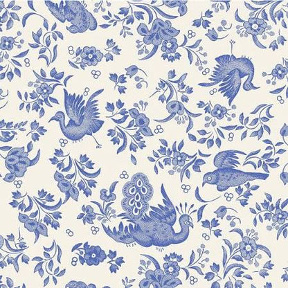 Blue Regal Peacock Cocktail Napkin