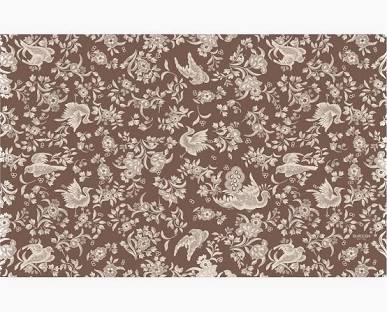 Brown Regal Peacock Table Runner